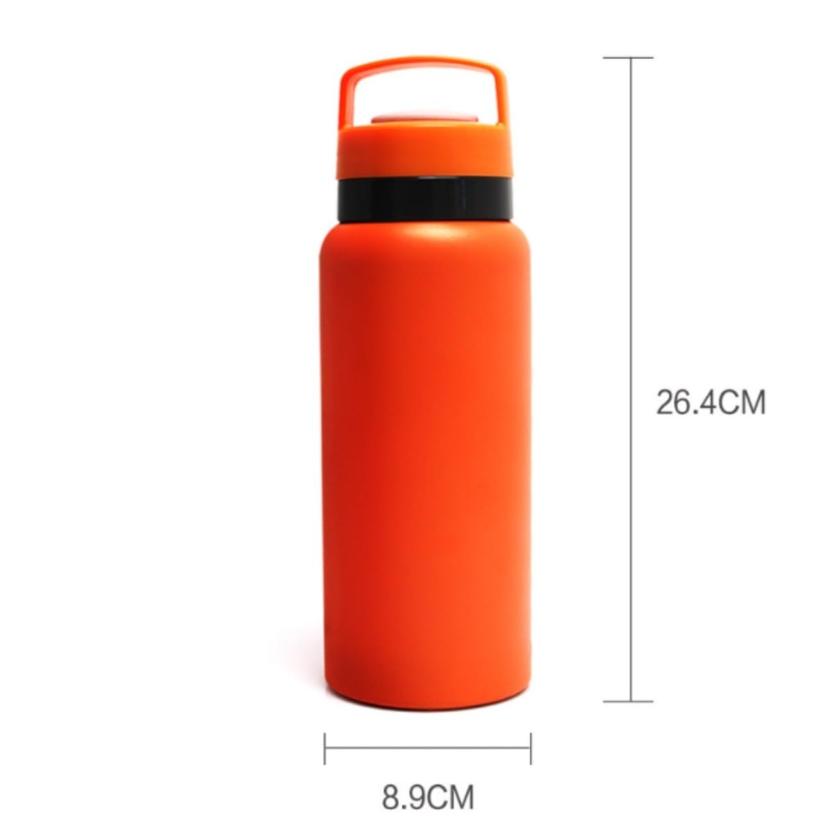 Trinkflasche Wasserflasche Sport-Fitness-Wasserbecher Mit Großer Kapazität, Edelstahl-Thermosbecher, Tragbare Wasserflasche Trinkflasche Fitness