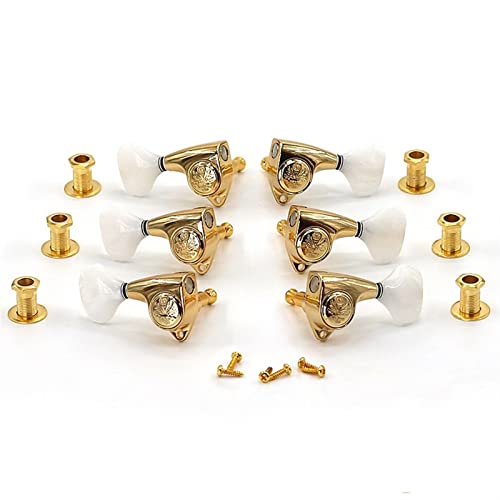 ZUOMU Bouton De Chaîne De Guitare Folk Électrique Complètement Fermé en Or Ouverte en Cuivre Argenté Motif Noir Guitare… - Les Beatles, Paul McCartney, John Lennon, RIngo Starr, George Harrison ZUOMU Bouton De Chaîne De Guitare Folk Électrique Complètement Fermé en Or Ouverte en Cuivre Argenté Motif Noir Guitare…