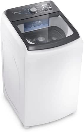 Máquina de Lavar Electrolux 14,5kg Branca Efficient Cesto Inox Jet&Clean 220v LEE15