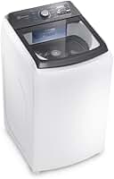 Máquina de Lavar Electrolux 14,5kg Branca Efficient Cesto Inox Jet&Clean 220v LEE15