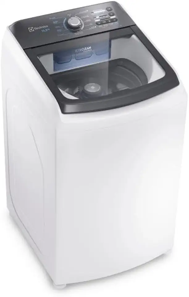 Máquina de Lavar Electrolux 14,5kg Branca Efficient Cesto Inox Jet&Clean 220v LEE15