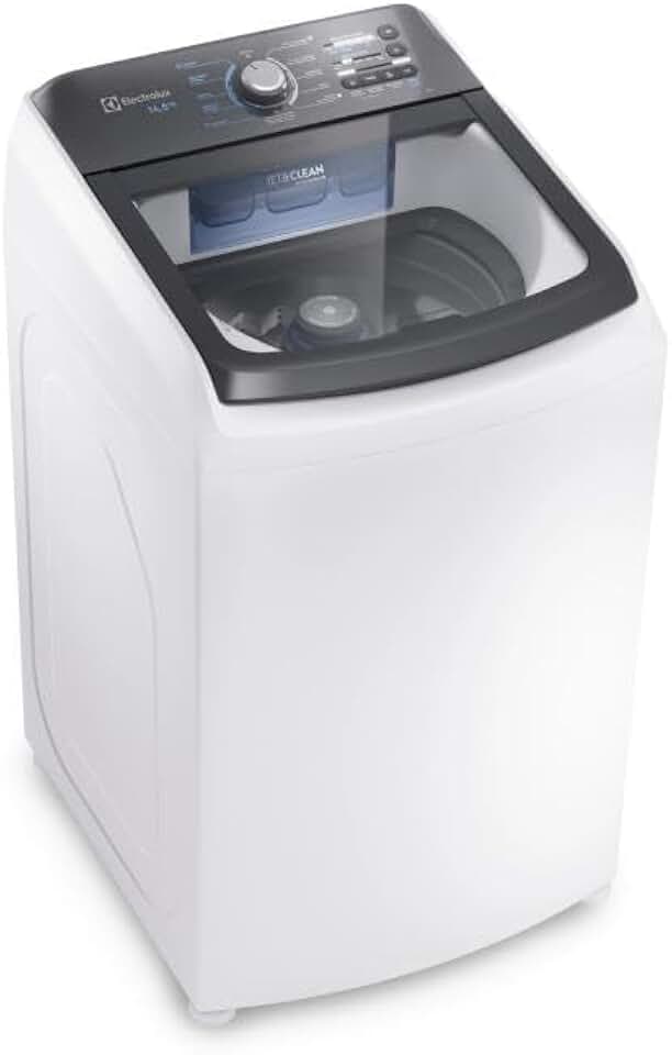 Máquina de Lavar Electrolux 14,5kg Branca Efficient Cesto Inox Jet&Clean 220v LEE15