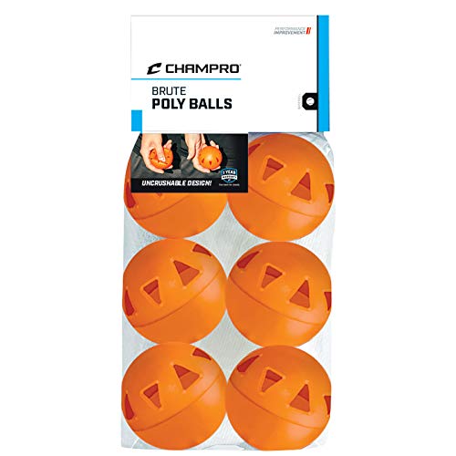 Balles en polyéthylène Champro Brute 22,9 cm pour jouer dans le jardin