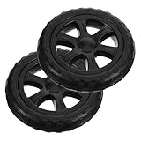 Ruedas para carritos de supermercado: estas ruedas son versátiles y se pueden usar para una variedad de carritos de compras plegables, convenientes de usar, ruedas para carritos utilitarios