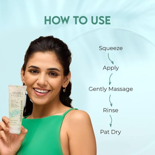 Jovees Jojoba & Neem Face Scrub 100 g - Image 8