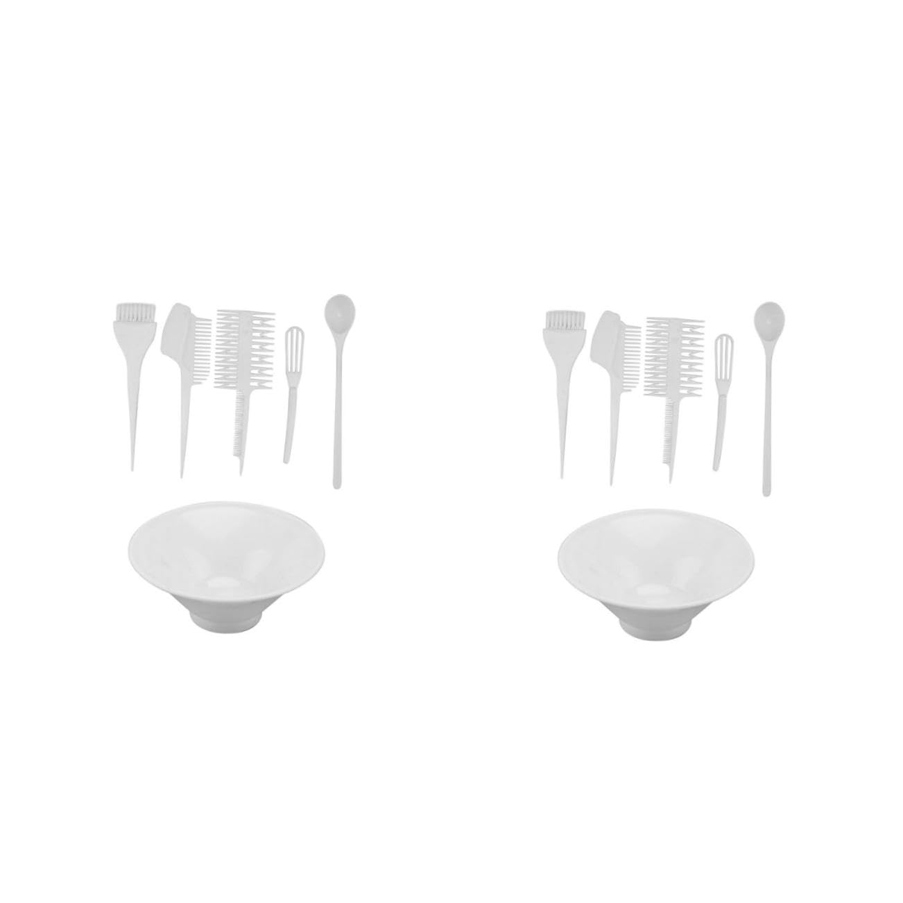 MAGICLULU Juego De 12 Piezas peine de peluqueria peine para el cabello cepillo de tinte peine peines kit de tinte para el cabello tazón de tinte para el cabello herramienta de peluquería