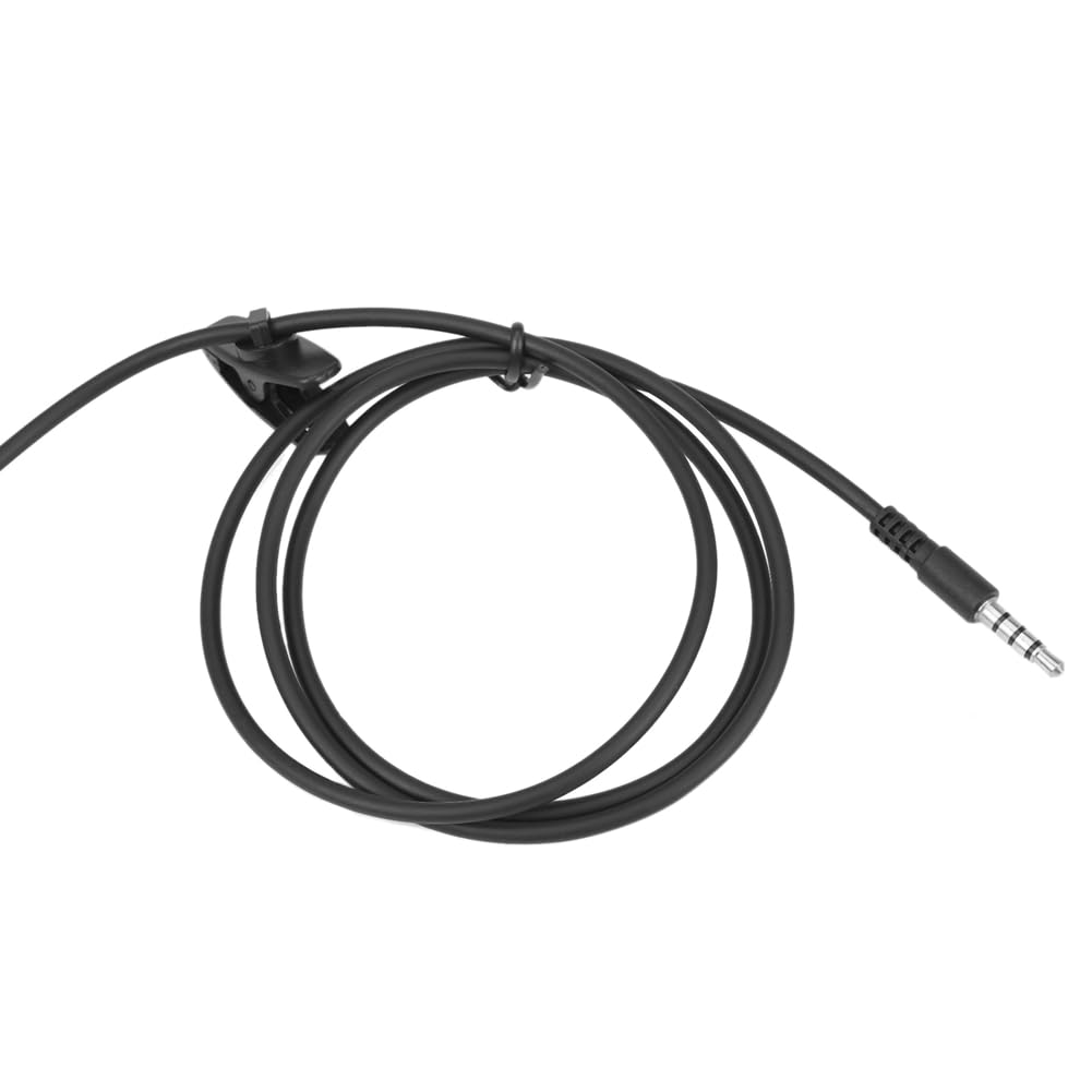 5 auriculares de 3,5 mm con micrófono garganta ajustable para smartphones