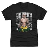 500 LEVEL Alex Pereira UFC Men's Premium T-Shirt (Tri Black, Large) - Alex Pereira Grunge Tone WHT