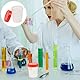 iplusmile 10 Stücke Urinbecher - 120ml Probenbecher Mit Schraubdeckel Urinprobenbecher Probenbecher Harnprobe Cups Flasche mit graduiert für Heimlabor(Zufällige Farbe)