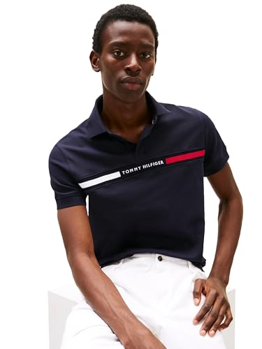 Image of Tommy Hilfiger Men's Short Sleeve Casual Polo Shirts in Regular Fit with Chest Logo Designs