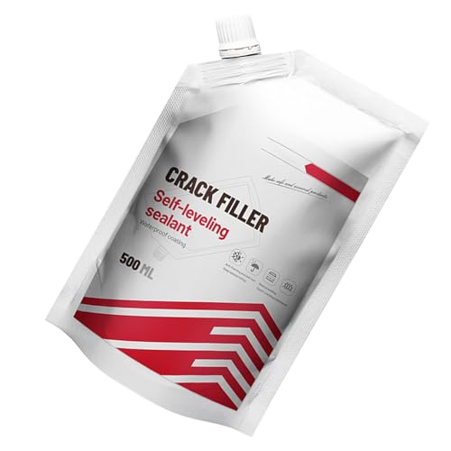 CGACCSD Asfalto relleno de grietas betún, asfalto de colada en frío y bornita de hormigón, grietas de hormigón relleno exterior 500 ml, para uso exterior para reparación de grietas de hormigón