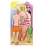 Beach Sea Side Couple Stand-In Cardboard Cut-out - 186cm Tall