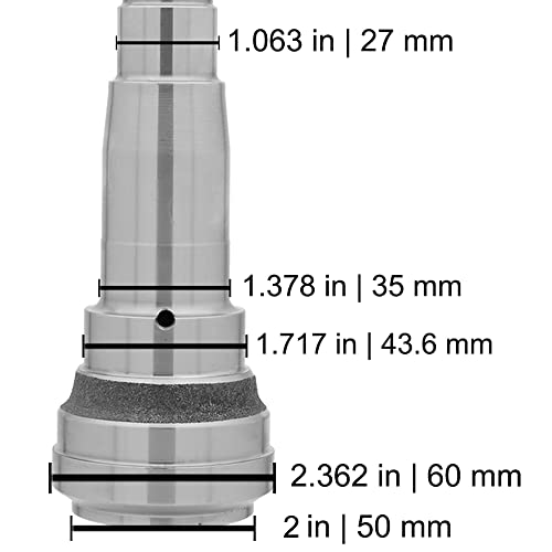 3,500 Lbs Straight Trailer Axle Spindle #84 Spindle - 2 In Bore - E-Z Lube - Compatible With Bearings Kit L44649/10 & L68149/11-2-Pack #TOP5