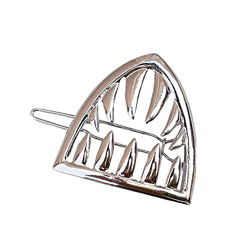 Y Yejyun Barrettes For Women Metal Barrettes For Women Metal Shark Hair Clips Hair Updo Accessories For Women Metal Alloy Shark Hairpin Do Not Hurt Hair Teeth Is Not Easy To Fall Hair Barrettes For Thick Hair #TOP1