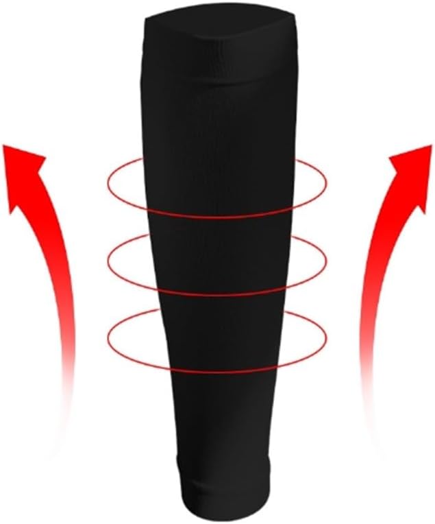 Calf Support Brace Spring and Autumn Basketball Leg Guards(Black,31cm)