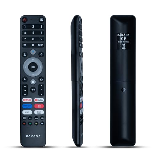 Dakana Telecomando per OK Saba e Peaq Telecomando UHD LED