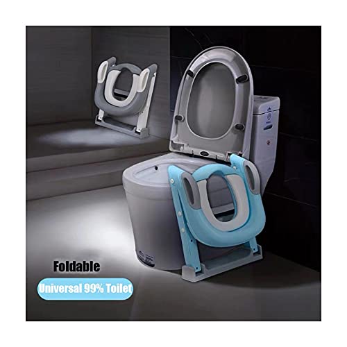 Kindertoilet vouwen baby potje stoel urinoir rugleuning trainingsstoel met stap kruk ladder for baby peuters jongens… - Afbeelding 4