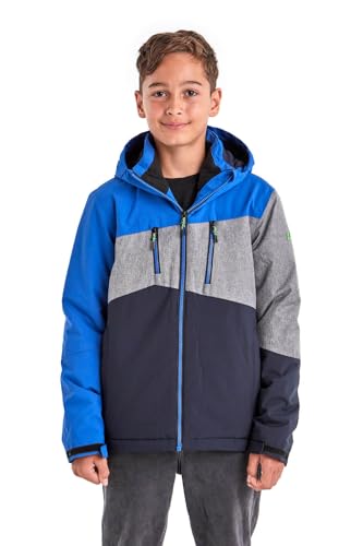 Killtec Boy's Chaqueta outdoor/chaqueta funcional con capucha KOW 204 BYS JCKT, blue, 164, 38686-000