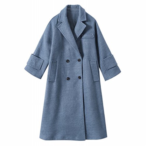 Manteau long large femme chaud et protecteur coupe ample oversize pour affronter le froid