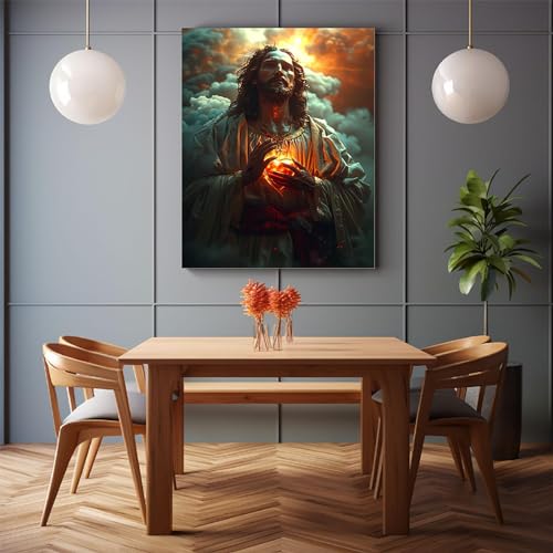 Affiche Jésus image chrétienne murale art moderne déco 40x60cm - 2