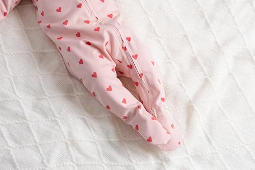 Image of monica + andy Double Zipper One Piece, 100% Organic Baby Clothes for Girls & Boys, Unisex, Preemie, Newborn & Infant Sizes