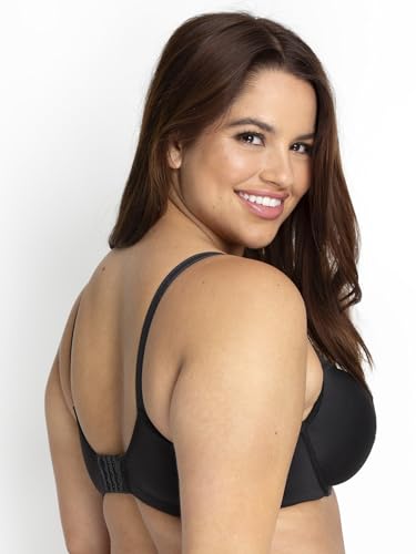 Fruit of the Loom Women's Breathable Spacer T-Shirt Bra Black Hue 38DDD - image 3