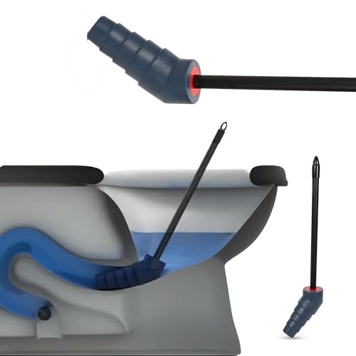 THRUSTER Toilet Plunger for US Siphonic Toilets | Applies Hydraulic Pressure to Unclog The Most Persistent Blockages| Best Heavy Duty Toilet Plunger and Unblocker for US Blocked Toilets