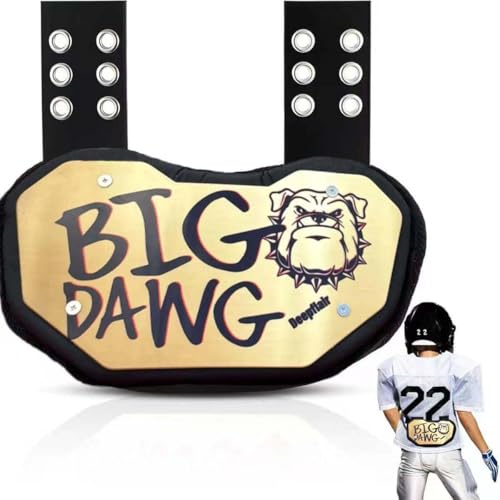 Deepflair Football Backplates Sports Football Back Plate Breathable Rugby Back