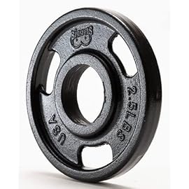 Biggins Machined Cast 1.0 Iron 2.5Lb Olympic Weight Plate Pair