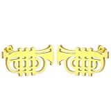 Orecchini a perno minimalisti a forma di tromba, in acciaio inox, per donne e uomini, strumento musicale, idea regalo, Acciaio inossidabile