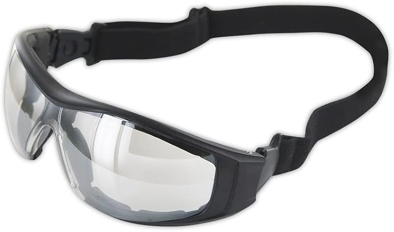 MAGID Safety Goggles with Temples & Removable Strap, 1 Pair, Size (G919)
