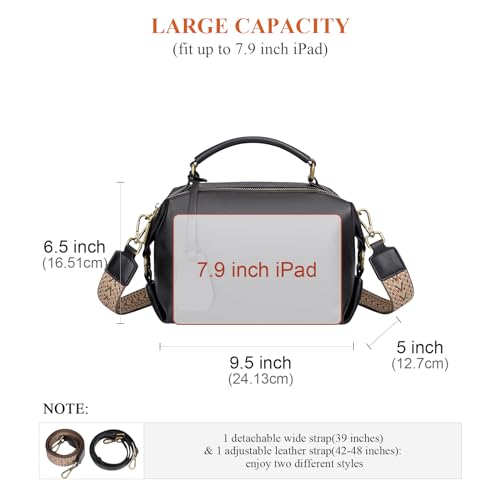 Over Earth Leather Purses for Women Genuine Leather Crossbody Bag Small Top Handle Handbag4