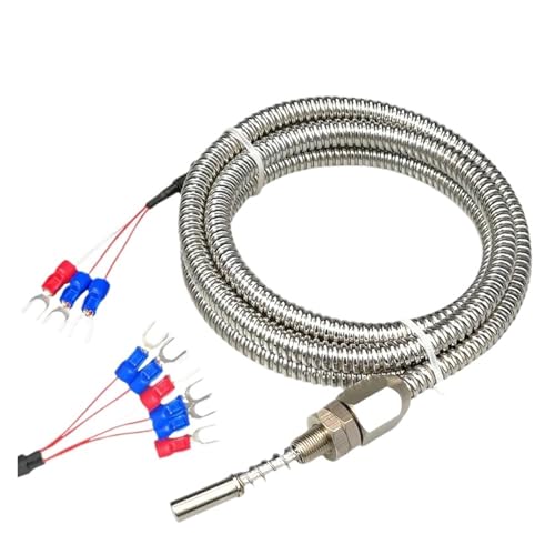 Sonde PT100 RTD anti-vibration pour palier du moteur avec flexible M10