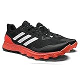adidas Flexcloud 2.1 Hockeyschuhe, Schwarz, schwarz / rot, 42 2/3 EU