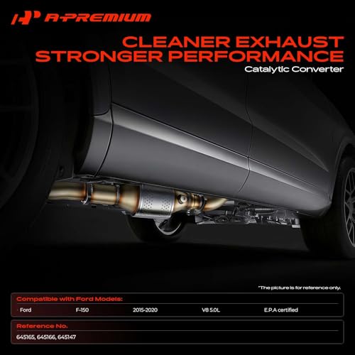 A-Premium Left and Right 2-PC Catalytic Converter Kit Direct-Fit Compatible with Ford F-150 F150 2015-2020 5.0L, EPA Compliant by A-Premium - Image 2