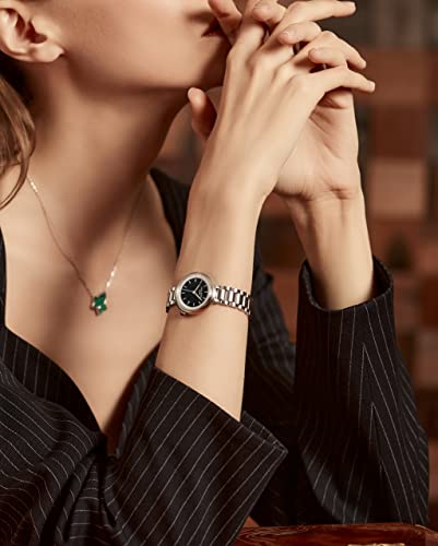 Lola Rose Women's Blue Sandstone Watch With Zircon And White Gold Tone Three-Bead Steel Band #TOP5
