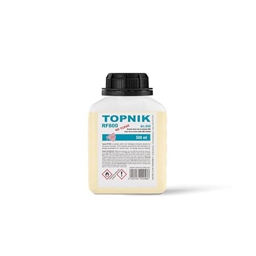 AmComponent - TOPNIK RF800 FLUSSANTE LIQUIDO ALTA PUREZZA FACILITA SALDATURA IDRATA e PULISCE