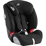 BRITAX RÖMER Kindersitz 9-36 kg EVOLVA 1-2-3 SL SICT, optimierter Seitenaufprallschutz für Kinder (Gruppe 1/2/3), 9 Monate bis 12 Jahre, Cosmos Black