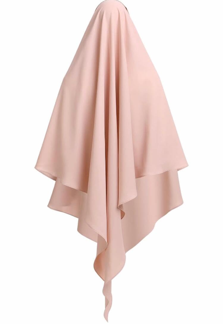 Khimar : Single Layer Triangular Khimar-Hijab-Jilbab for Girls & Women in Single Layer | Tie Back Burkha Jilbab Khimar Style Abaya Hijab Niqab Islamic Modest Wear