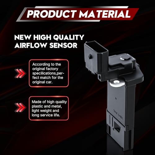 Image of Mass Air Flow Sensor for 2012-2022 Buick, Cadillac, Chevy and GMC Vehicles,Enclave, Escalade, Impala, Silverado 1500, Sierra 1500, Tahoe, Yukon and More, Replace OE 23262343