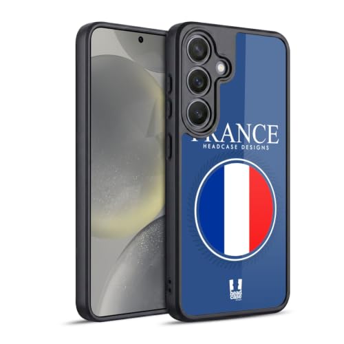 Coque Samsung S24 5G drapeau français Head Case Designs en gel renforcé antichoc