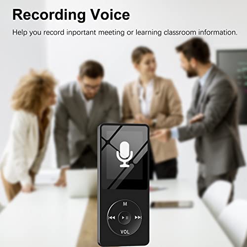 Music Player Bluetooth, Aigital Mp3&Mp4 Music Player With Speaker Built-In, 32Gb Portable Digital Lossless Music Player For Kids, Fm Radio/Recorder/Ebook/Clock, 128G Expanded, Earphone Included #TOP3