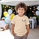 Big Brother Shirt Cool Big Bro Club T-Shirt Jungen Geschwister Tshirt mit Aufdruck Baby Kleidung Großer Bruder T-Shirts Sommer Kurzarm Tops Baumwolle Hemd(Aprikose,2-3Jahre)
