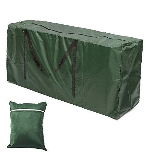 Garden Furniture Cushions Storage Bag Large Waterproof Lightweight Outdoor Patio Seat Pads Carry Handbag with Handle for Christmas Tree 173x76x51cm