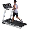 WELLFIT Home Treadmill, 2 Level Incline Heavyduty Treadmill with Pulse Sensor, 4.0 HP, 10 MPH, 450 lbs Capacity, 20'' x 45'' Running Area Treadmills with Bluetooth Player & LED Display