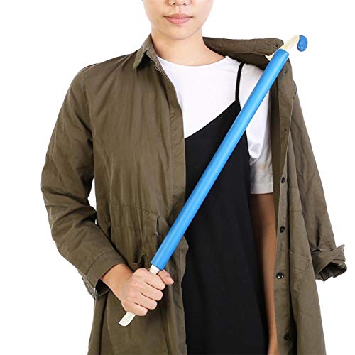 Bastão de curativo de plástico, bastão de gancho em forma de S Auxiliar de mobilidade para deficient