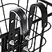 Shurhome Metal Bike Front Basket Hanging Hook Height Adjustable Quickly Release Hook Hanging Cargo Rack Hook for Bicycles Handlebar
