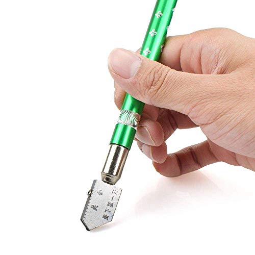 Image of TOYO Oil Glass Cutter Cutting Angle 138 Brass Handle TC 17 B