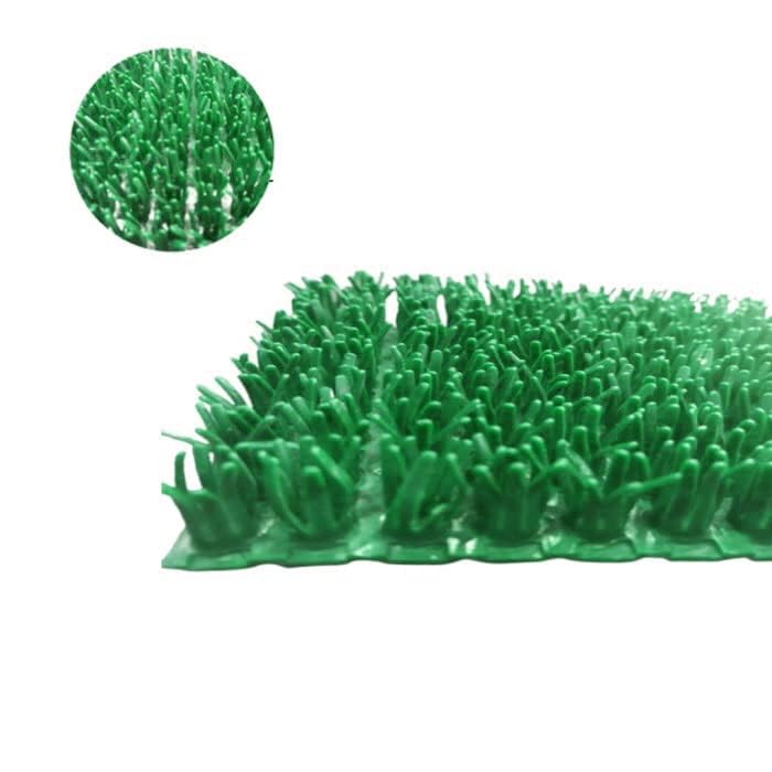 Image of YALISH Polyvinyl PVC Spike Entrance Door Mats for Home, Offices, Hotel Rooms Artificial Grass Turf Mat, Multiple, Textured Surface, Indoor Outdoor Use (Green - 2 X 1.5 FT / 60 X 45 CM)