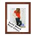 RPJC 11x14 Picture Frames Made of Solid Wood and High Definition Glass Display Pictures 8x10 with Mat or 11x14 Without Mat for Wall Mounting Photo Frame Brown